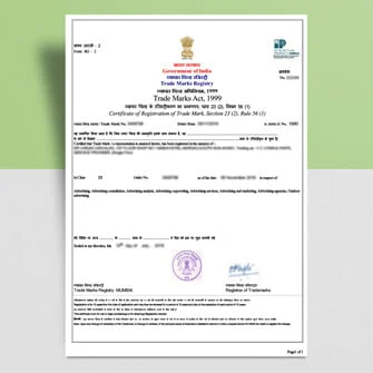 Trademark Certificate
